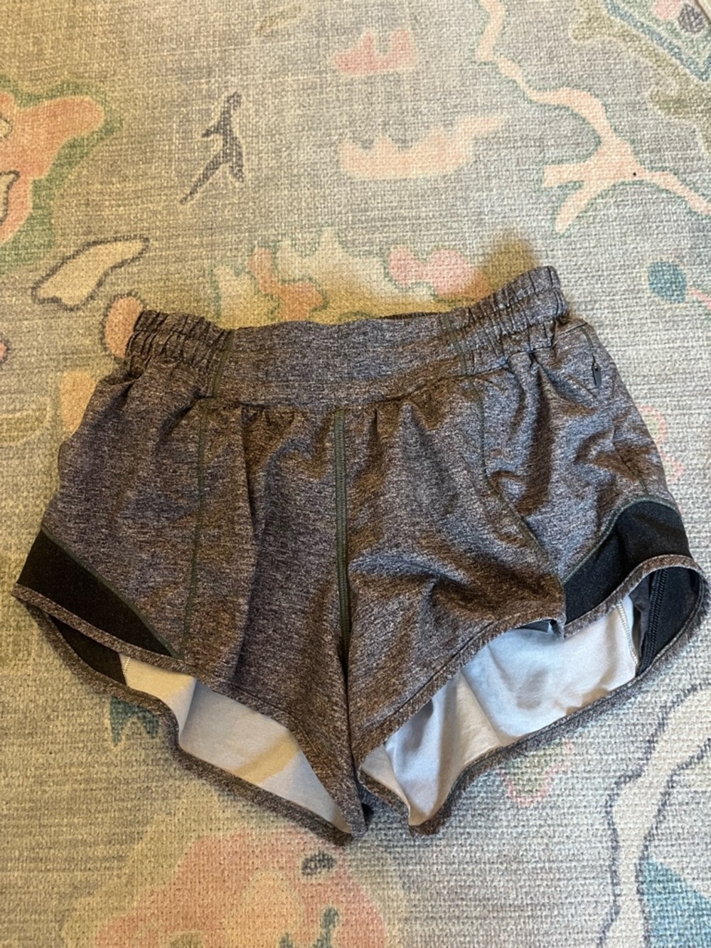 Lululemon grey hotty hot shorts
